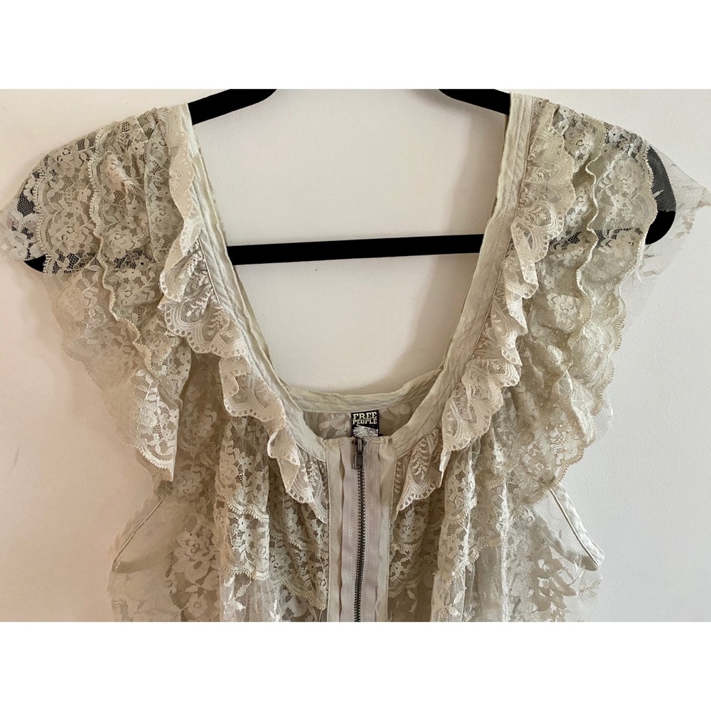 Fly Away Lace Zip-Front Vest
